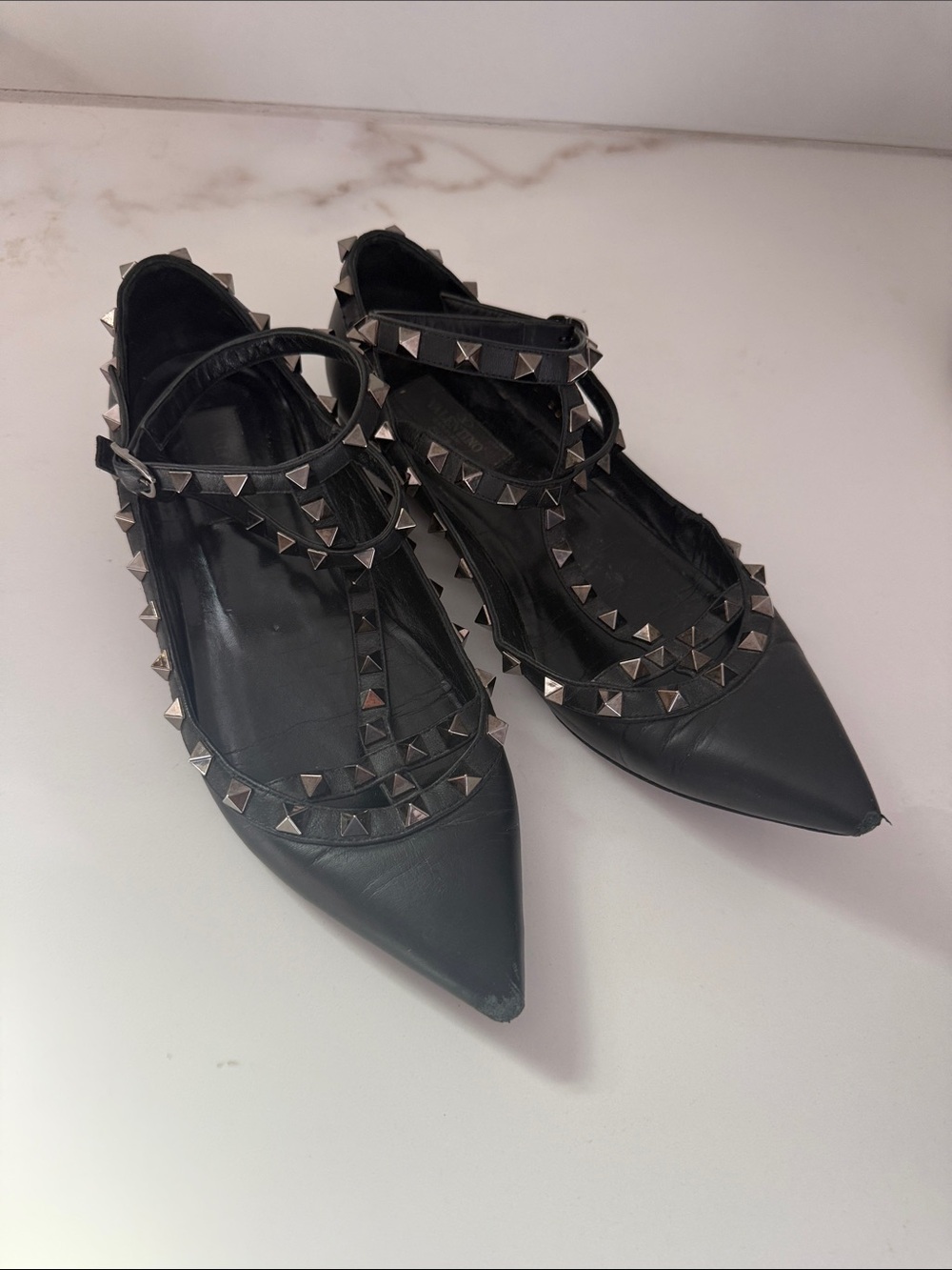Valentino Rockstud ballet flats- sz 38